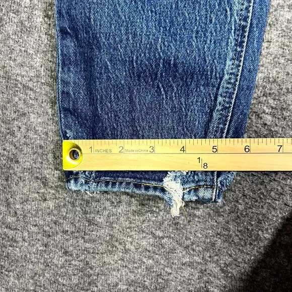 Lucky Brand Jeans Womens 0/25 Sienna Slim Boyfriend Blue Denim Casual Distressed - Picture 8 of 11